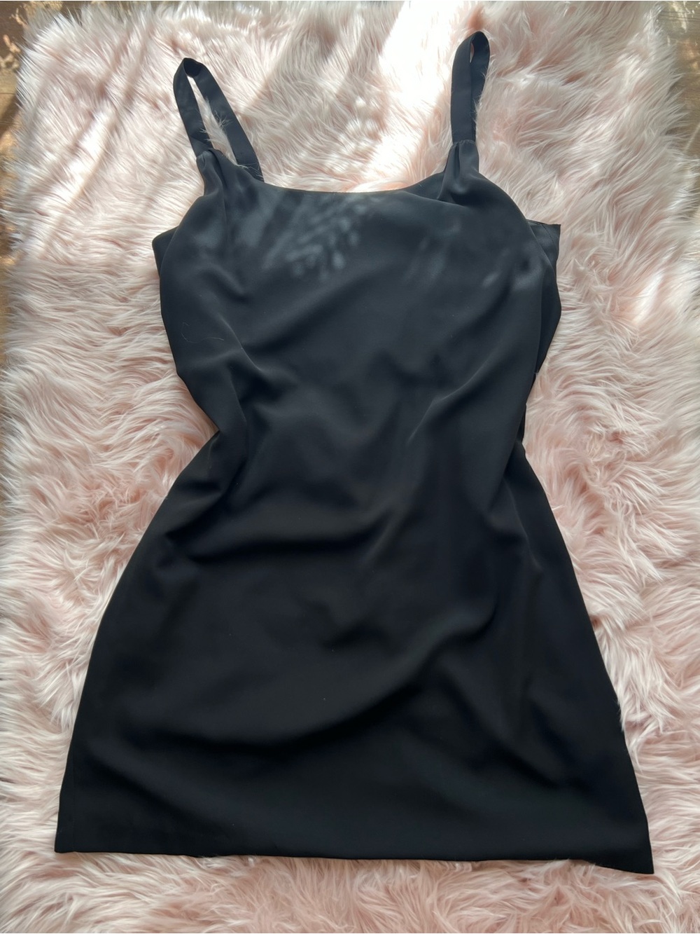 Vintage Patra Black Midi Slip Dress
